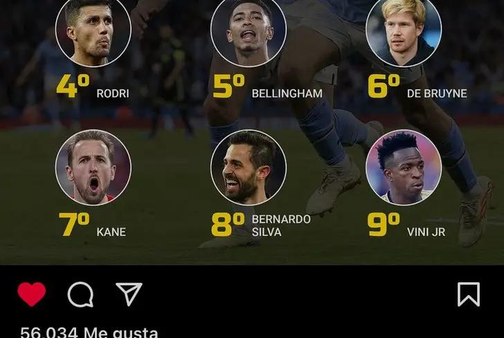 El comentario de Cristiano en IG