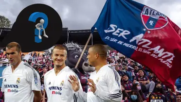 Afición del Atlante y Zidane, Beckham y Ronaldo | Foto: Cero Cero