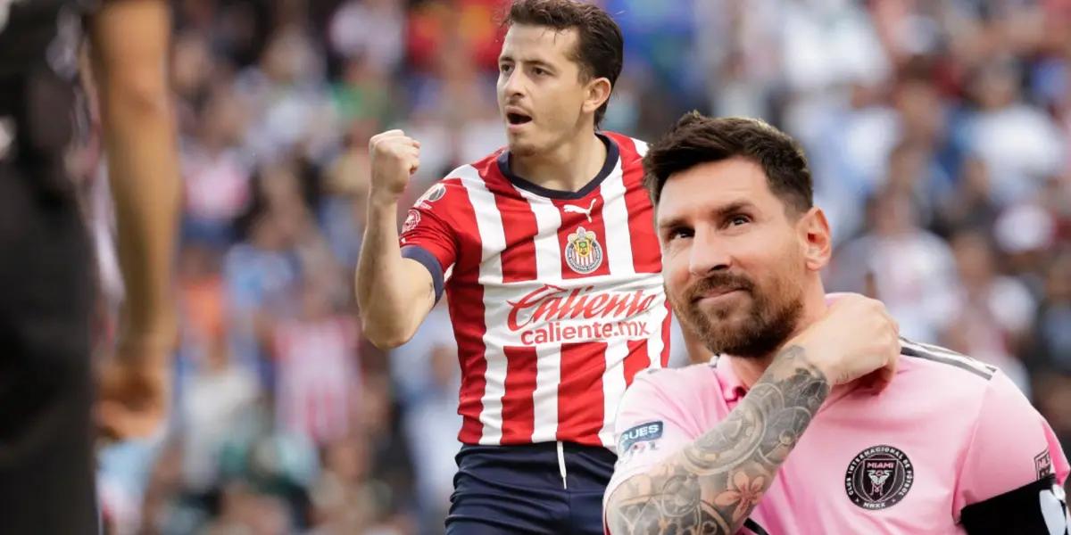 Alan Mozo celebra un gol de Chivas | Milenio