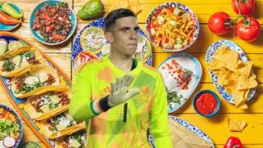 Alex Padilla en la Selección Mexicana y comida mexicana | Mexsport y Istock 