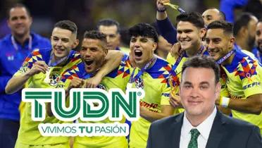 América campeón 2024 y David Faitelson | Foto: Mexsport y The Dallas Morning