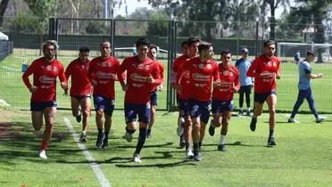 Chivas entrenando en Verdevalle