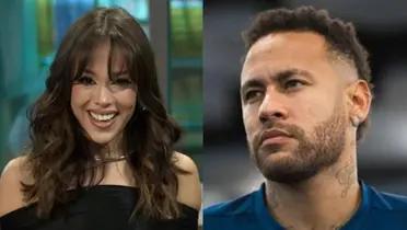 Collage de Danna Paola junto con Neymar (Fuente: Sports) 