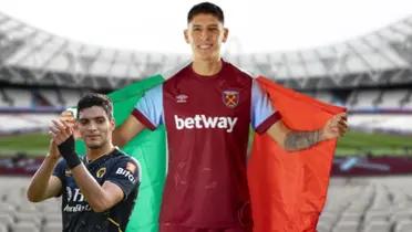 Edson Álvarez en su presentación oficial como jugador del West Ham | Foto: ESPN Deportes