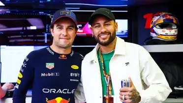 El brasileño y el mexicano pasaron el rato juntos antes del inicio de la temporada de F1.