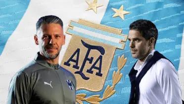 Fernando Gago y Martín Demichelis/ Foto Brandemia.