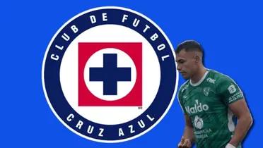 Iván Morales y logo de Cruz Azul/Foto Brandemia.