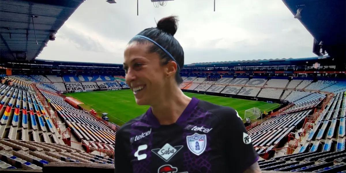 Jennifer Hermoso es jugadora del Club Pachuca mientras existen rumores de su salida 