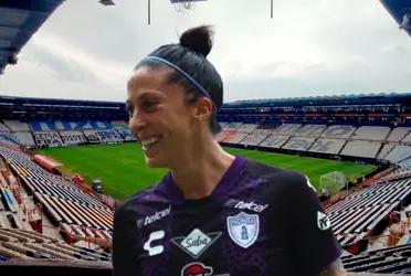 Jennifer Hermoso es jugadora del Club Pachuca mientras existen rumores de su salida 