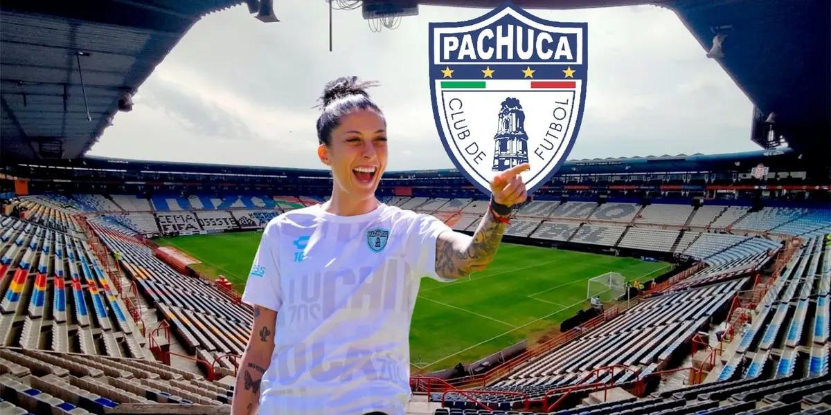 Jennifer Hermoso es una de las caras del Club Pachuca desde la temporada pasada