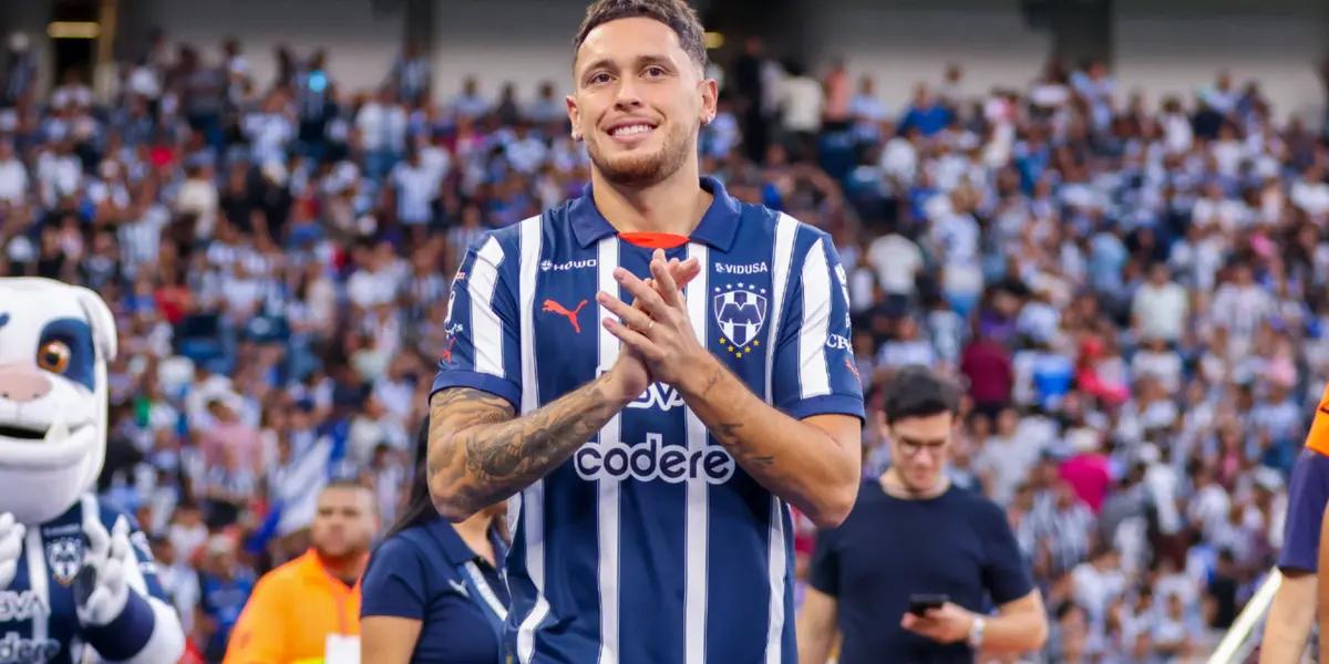 Lucas Ocampos | Foto: @Rayados