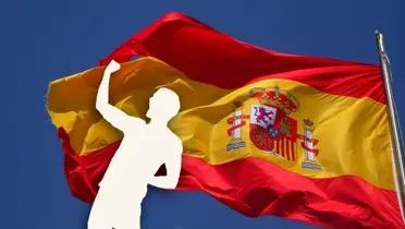 Silueta de jugador celebrando y bandera de España/Foto Pixabay.