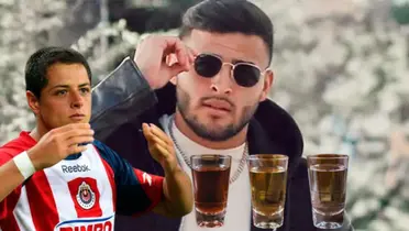 Una imagen de Javier Hernández con una botella de tequila se comenzó a hacer viral y los chivahermanos aseguran que se lo merece