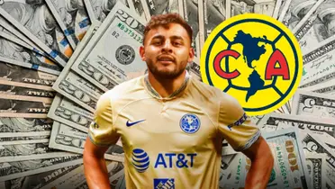 Alexis Vega con la playera del América /Imagen: ESPN