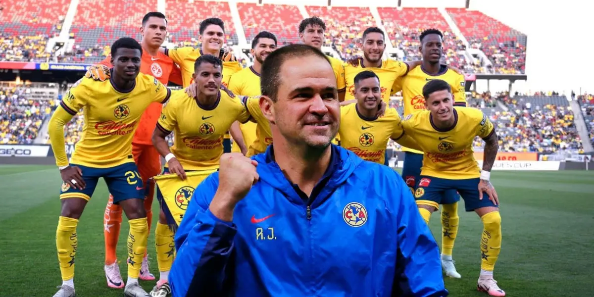 André Jardine y al fondo sus pupilos (Foto: GettyImages)