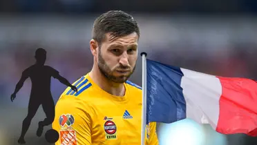 André-Pierre Gignac con Tigres en el Estadio Azteca | Foto: Milenio