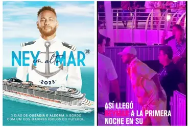 Asi llego el brasileño al primer viaje de su experiencia comercial en cruceros