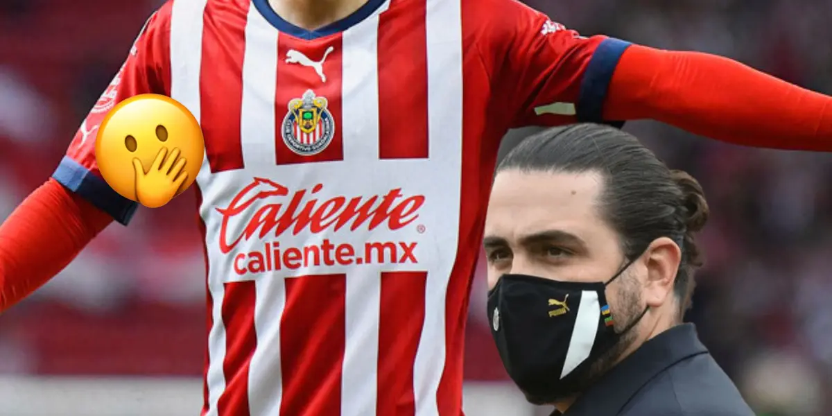 Camiseta de Chivas, emoji y Amaury Vergara/ Foto Fútbol Total.