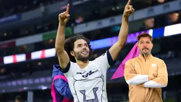 César Huerta y Gustavo Lema | Foto: Mexsport y pumas.com