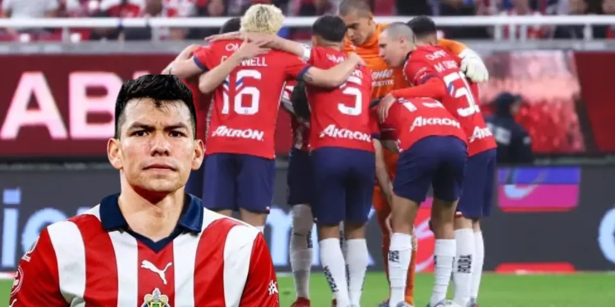 Chivas en la reunión previa a un partido de Concachampions y Chucky Lozano | Foto: Rebaño Pasión