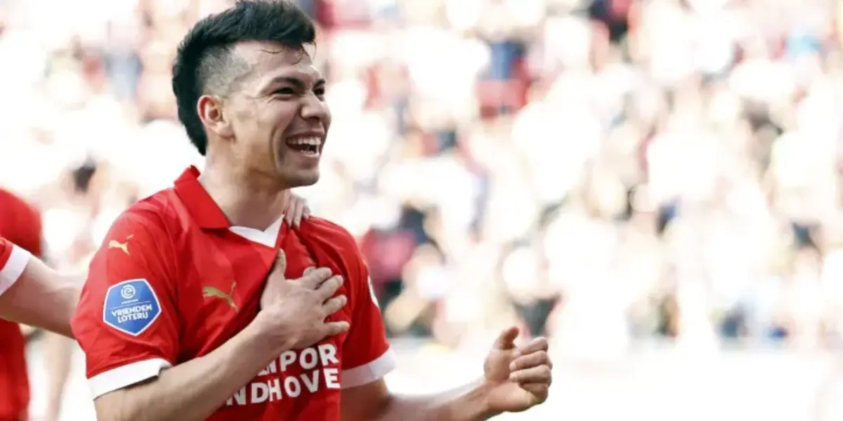 Chucky Lozano festejando con el PSV / Foto PSV