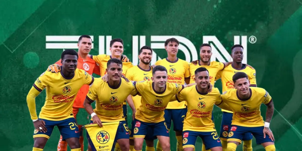 Club América y al fondo el logo de TUDN (Foto: GettyImages)