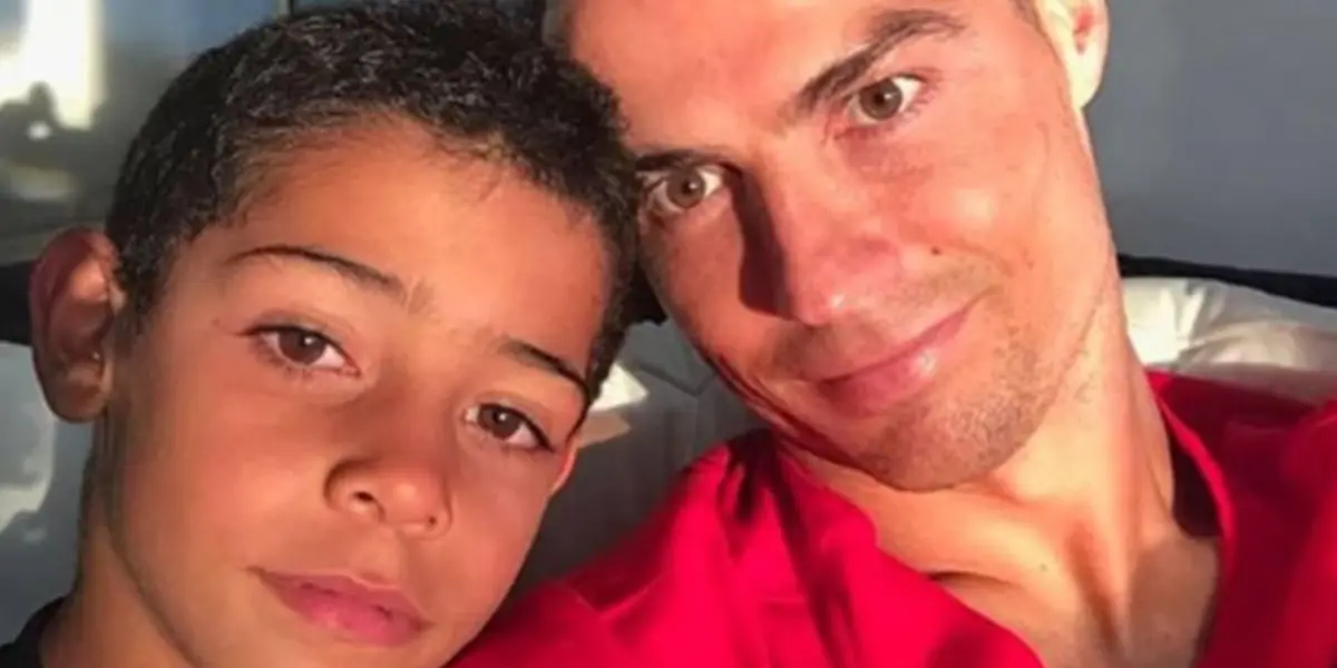 Cristiano no pudo evitar que la imagen de la supuesta madre de Cristiano Jr. saliera a la luz. 