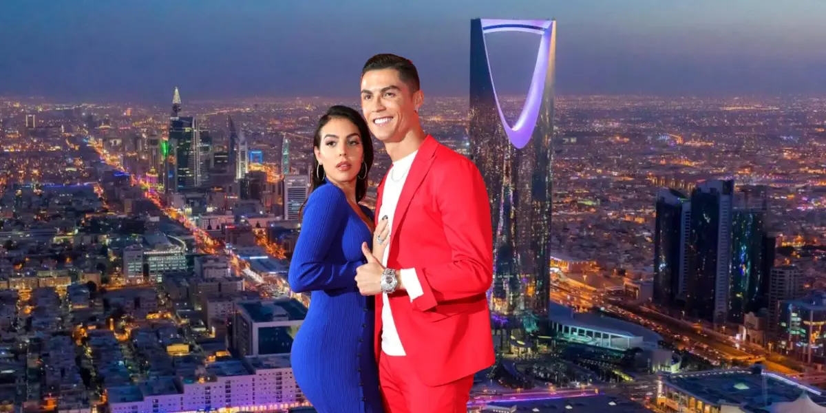 Cristiano y Georgina en Riad