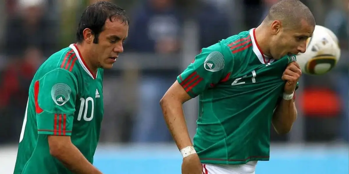 Cuauhtémoc Blanco y Adolfo Bautista (GettyImages) 