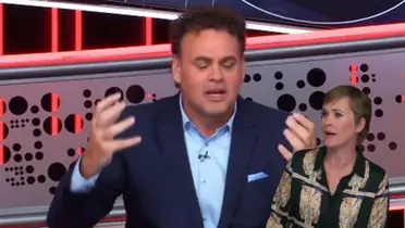 David Faitelson durante una emisión del programa Tercer Grado Deportivo