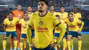 Diego Vladés y al fondo el Club América (Foto: Imago7)