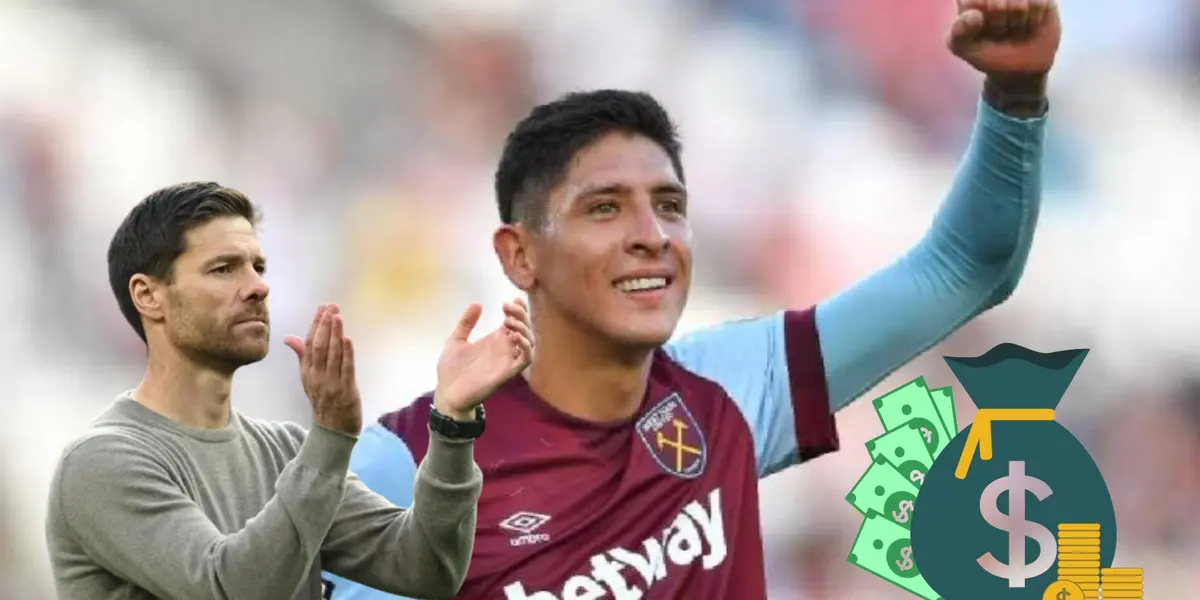 Edson Álvarez celebra triunfo con West Ham y Xabi Alonso aplaude| Foto: Récord