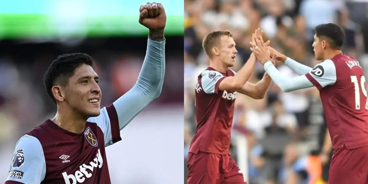 Edson Álvarez fue suplente en la victoria del West Ham ante el Chelsea 