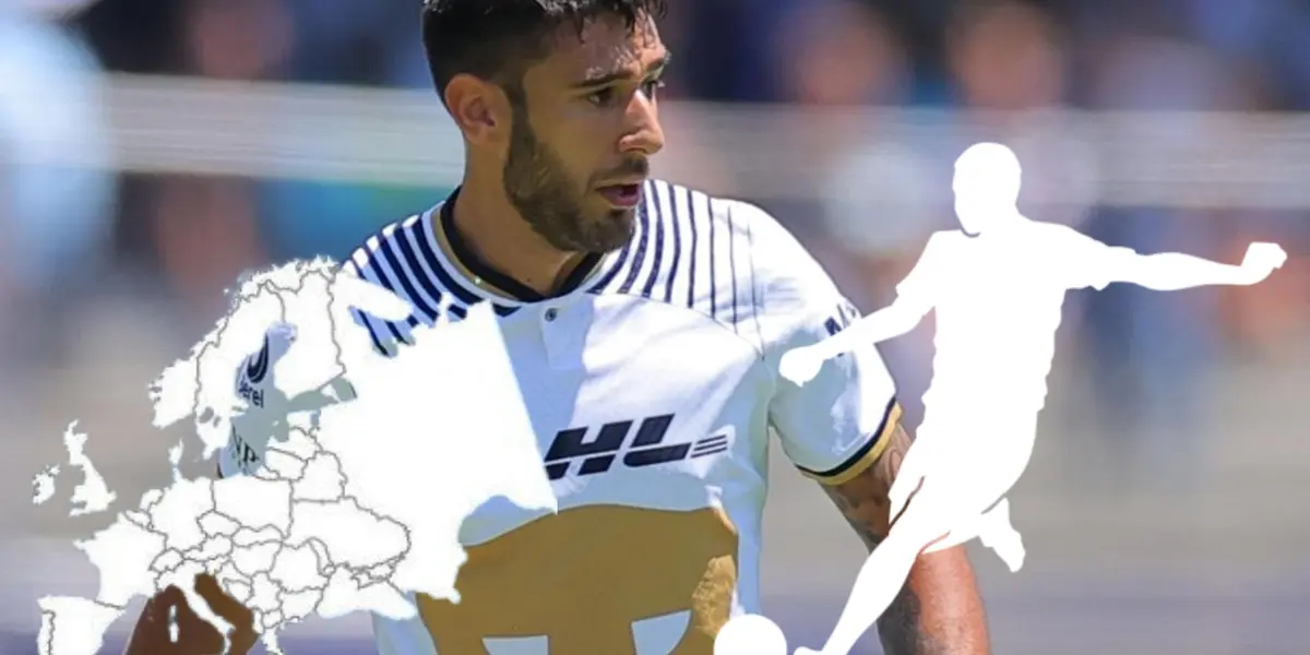 Eduardo Salvio con Pumas en el Estadio Olímpico Universitario | Foto: Fútbol Radio Fórmula