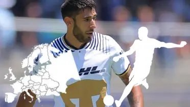 Eduardo Salvio con Pumas en el Estadio Olímpico Universitario | Foto: Fútbol Radio Fórmula