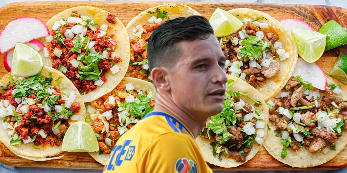 El atacante francés no olvida el gusto de echarse unos tacos.