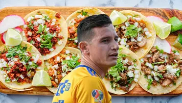 El atacante francés no olvida el gusto de echarse unos tacos.