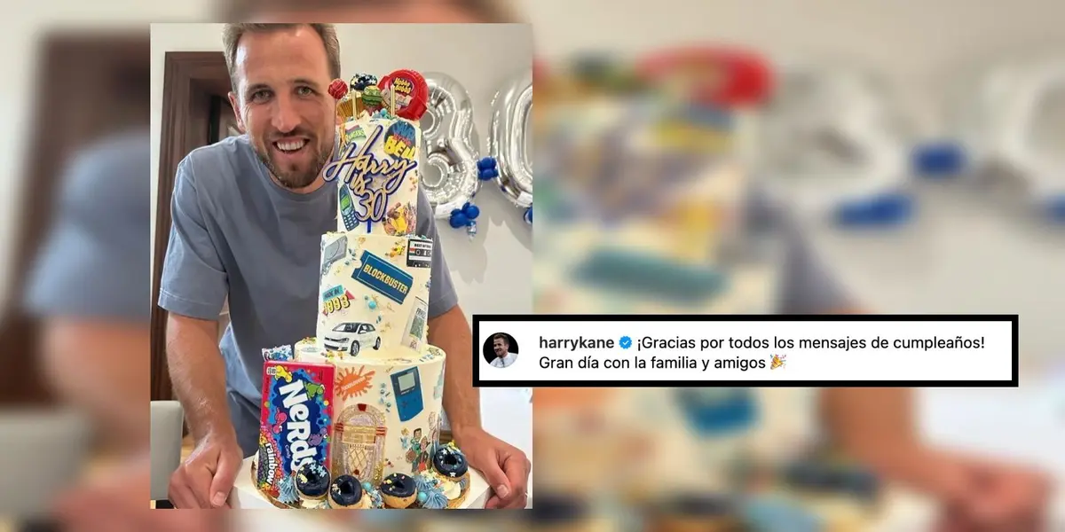 El delantero inglés cumplió años y agradeció a sus fans por las felicitaciones.