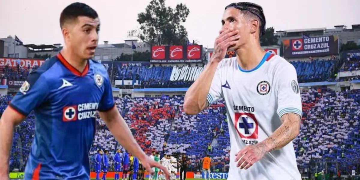 Erik Lira y Uriel Antuna y al fondo el Estadio Azul (Foto: GettyImages)