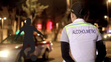 Este futbolista intentó manejar bajo el influjo del alcohol y terminó detenido.