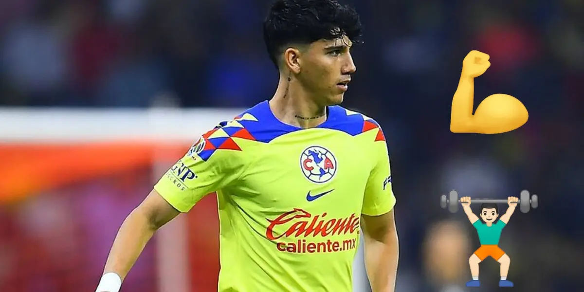 Foto: Marca / Kevin Álvarez vistiendo la camiseta del América