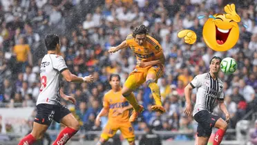 Foto: Marca / Sebastián Córdova, anotando un gol histórico