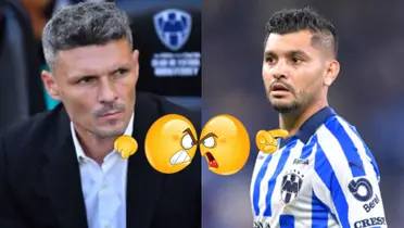 Foto: Récord / Fernando Ortiz y Jesús Corona en Rayados