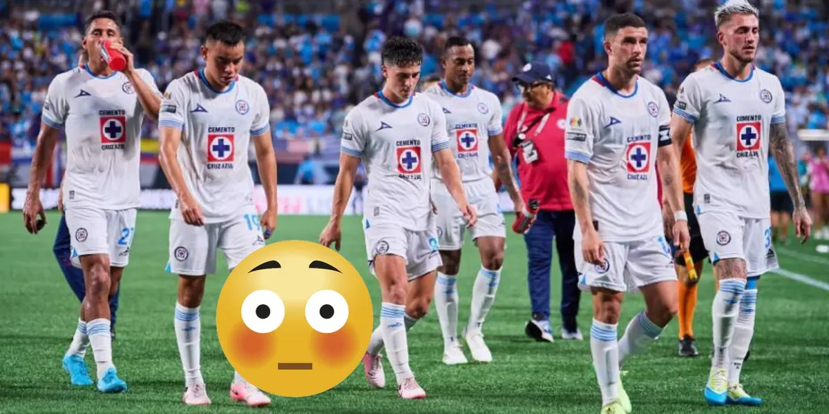 Foto: TV Azteca / Cruz Azul luego de la derrota por penales frente a Charlotte FC 