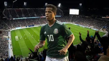 Giovani dos Santos con el Tri / Imagen: Récord