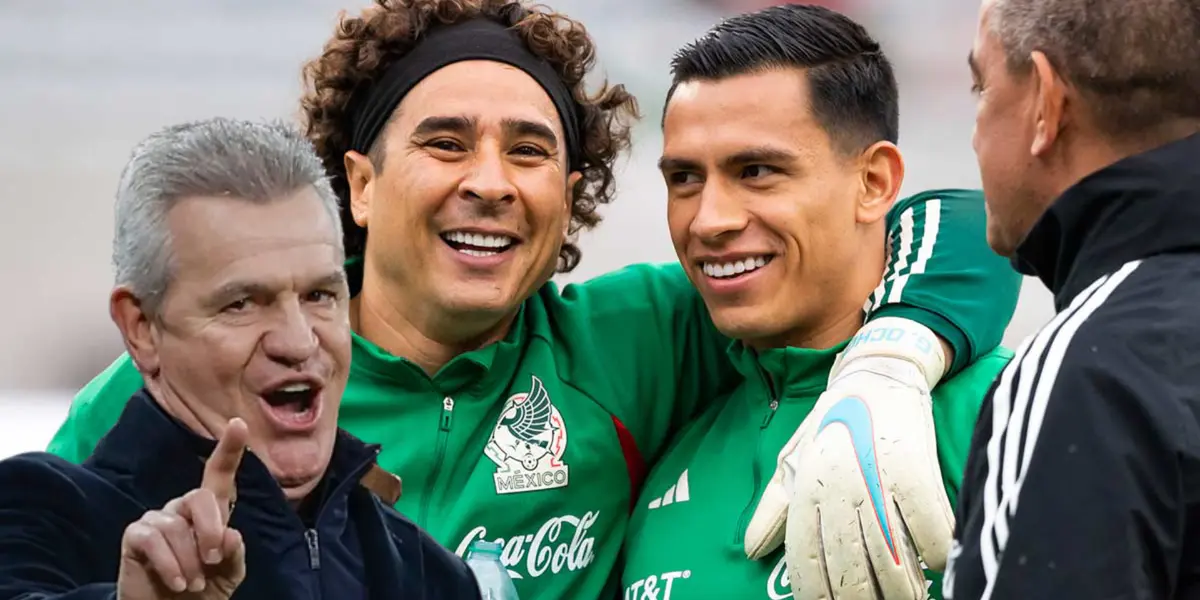 Guillermo Ochoa, Ángel Malagón, Javier Aguirre con Selección Mexicana | Foto: Mexsport y Getty