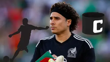 Guillermo OChoa con el gafete de capitán del TRI | Foto: W Deportes