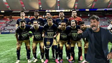 Gustavo Lema con Pumas vs Vancouver | Foto: Pumas X y Mexsport