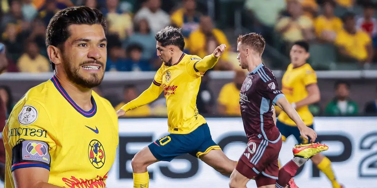 Henry Martín y al fondo Valdés con un jugador del Colorado (Foto: GettyImages)