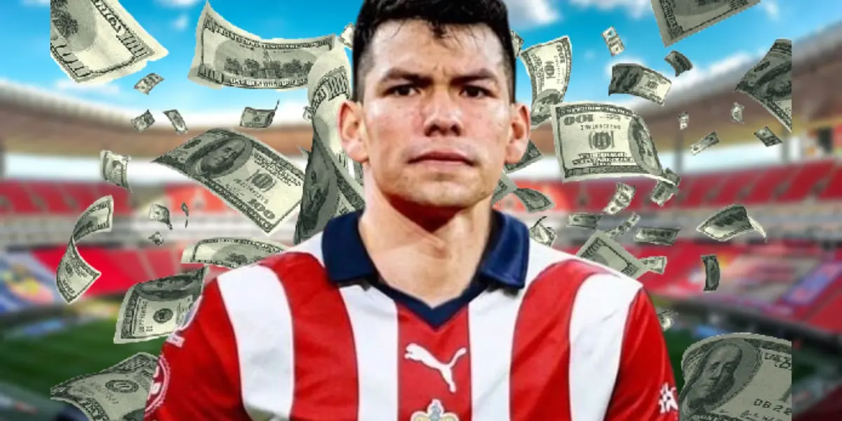 Hirving Lozano con la playera de Chivas / Imagen: Marca